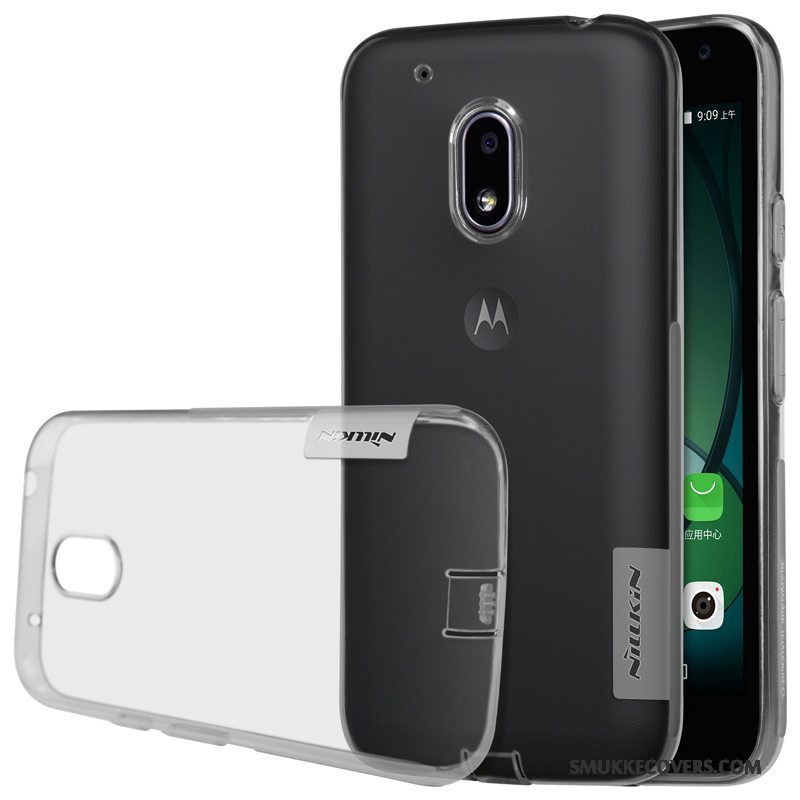 Etui Moto G4 Play Blød Guld Anti-fald, Cover Moto G4 Play Beskyttelse Telefonsølv