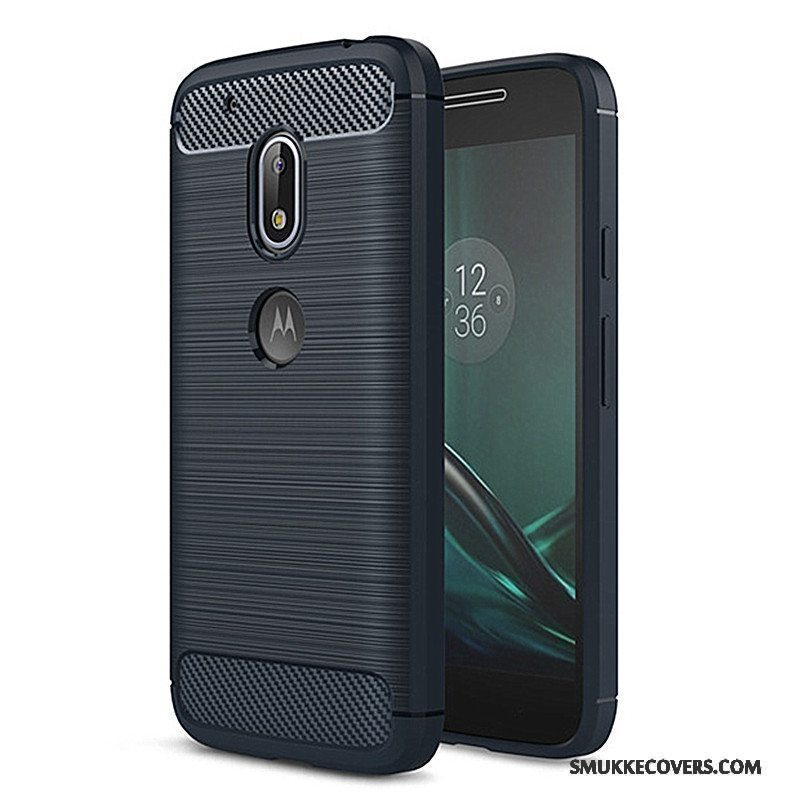 Etui Moto G4 Play Blød Rød Telefon, Cover Moto G4 Play Beskyttelse