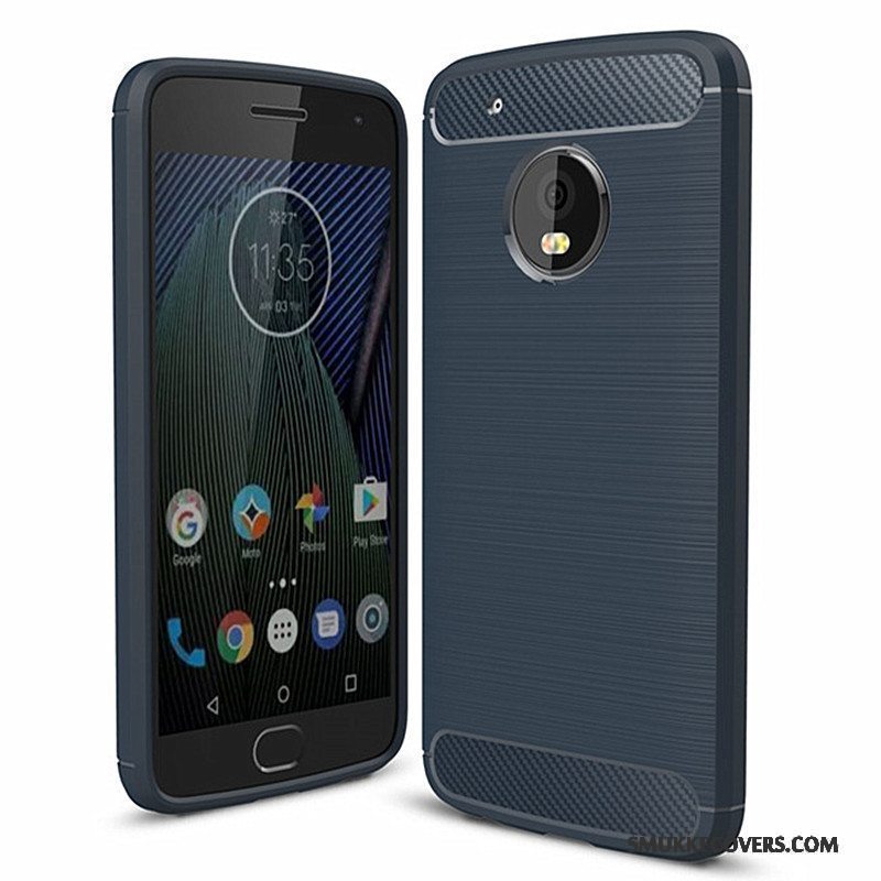 Etui Moto G5 Beskyttelse Telefongrøn, Cover Moto G5 Blød Fiber