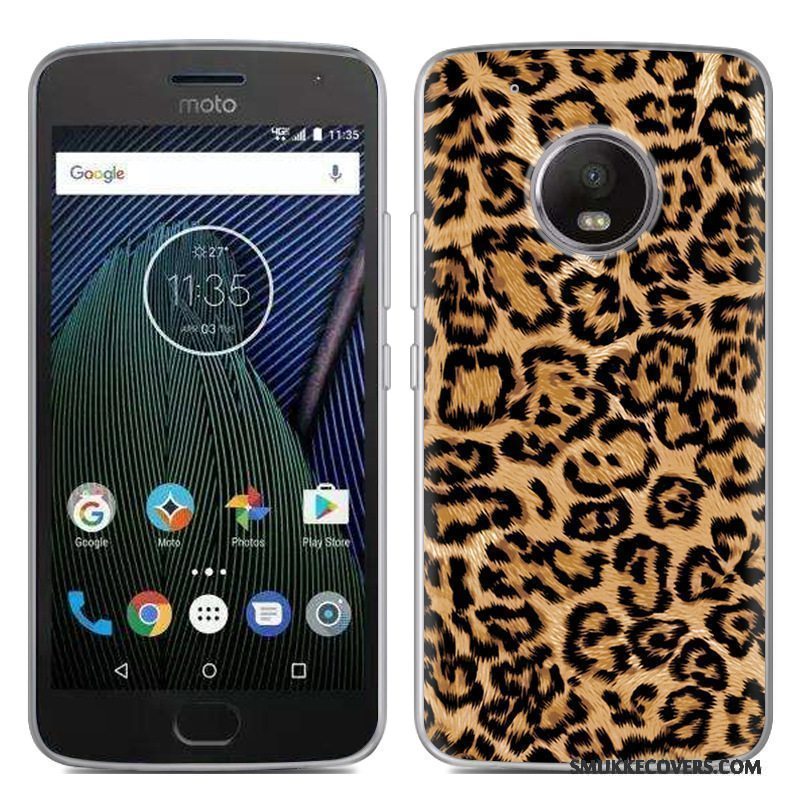 Etui Moto G5 Blød Sort Salg, Cover Moto G5 Cartoon Telefonny