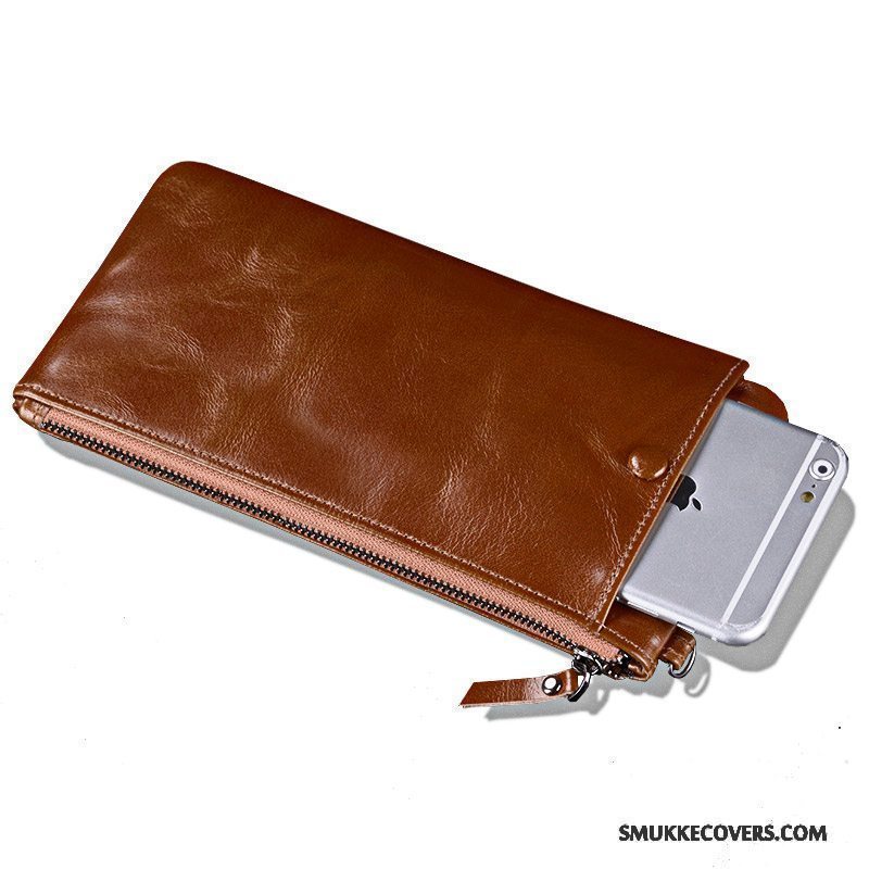 Etui Moto G5 Læder Anti-fald Telefon, Cover Moto G5 Tegnebog Clutch Vinrød