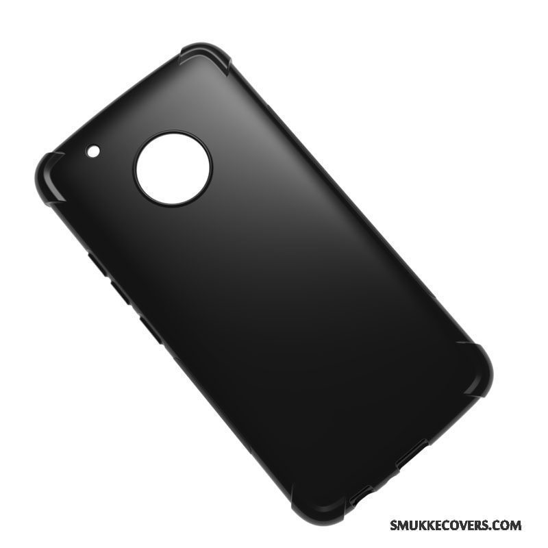 Etui Moto G5 Plus Blød Skridsikre Sort, Cover Moto G5 Plus Tasker