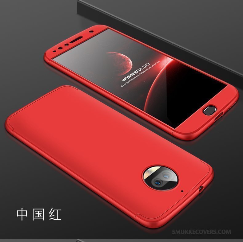 Etui Moto G5 Plus Tasker Anti-fald Telefon, Cover Moto G5 Plus Beskyttelse Trend Lyserød
