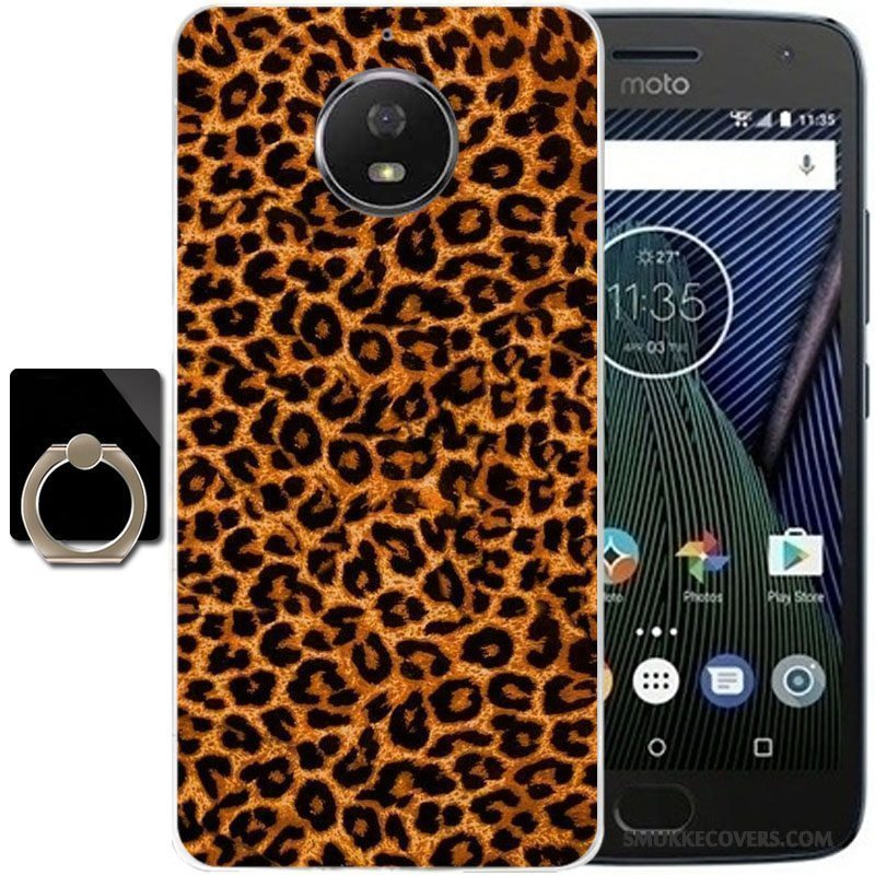 Etui Moto G5 Plus Tasker Telefonanti-fald, Cover Moto G5 Plus Blød Sort