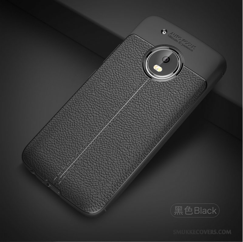 Etui Moto G5 Silikone Anti-fald Rød, Cover Moto G5 Blød