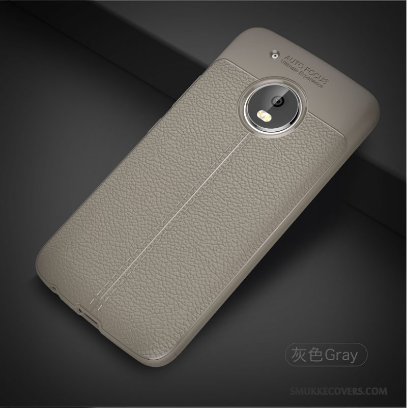 Etui Moto G5 Silikone Anti-fald Rød, Cover Moto G5 Blød