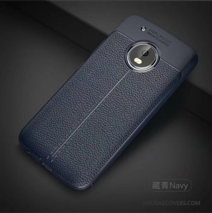 Etui Moto G5 Silikone Anti-fald Rød, Cover Moto G5 Blød