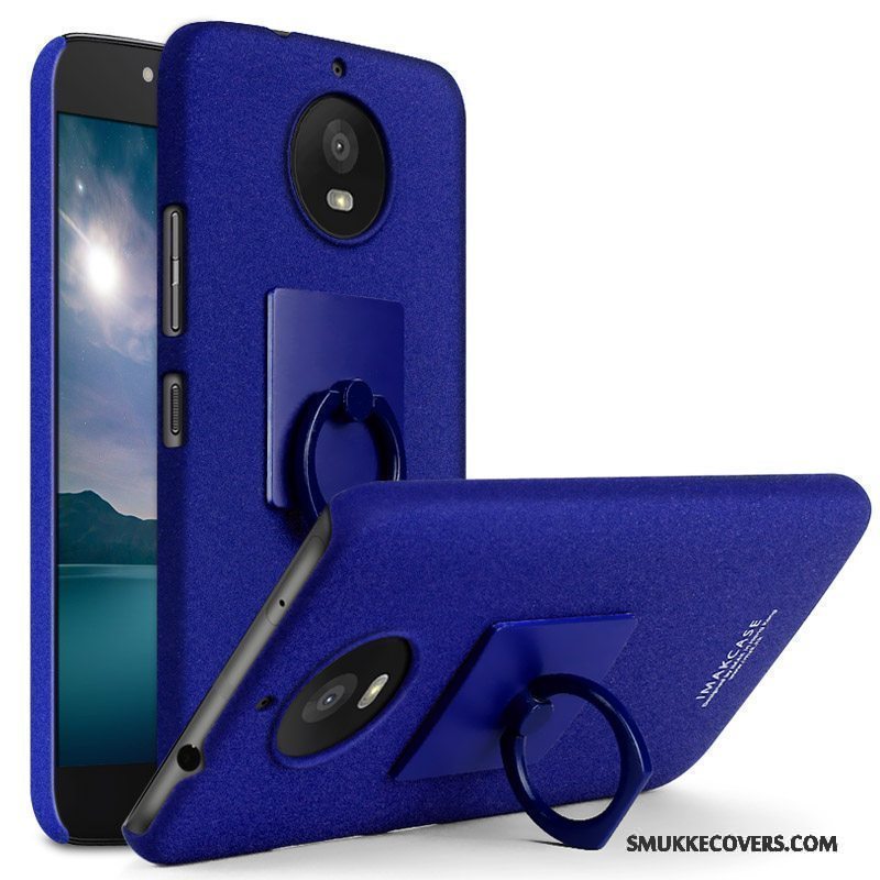 Etui Moto G5s Beskyttelse Nubuck Hård, Cover Moto G5s Ring Anti-fald