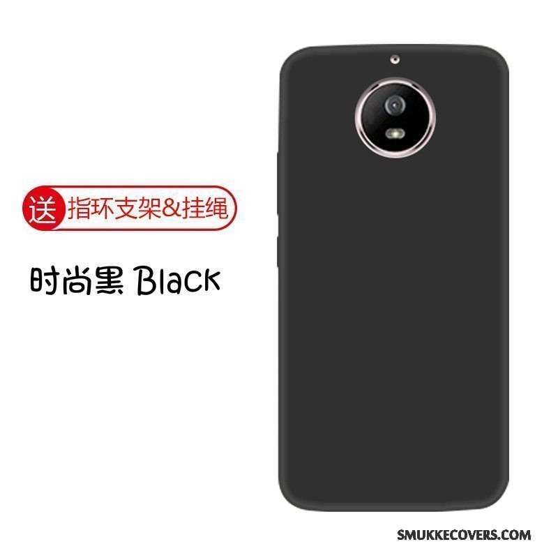 Etui Moto G5s Silikone Af Personlighed Anti-fald, Cover Moto G5s Beskyttelse Cyan Telefon