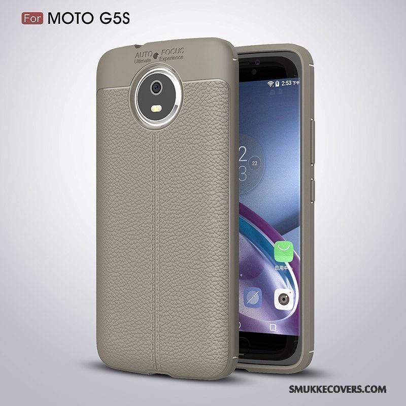 Etui Moto G5s Silikone Telefoncyan, Cover Moto G5s Tasker Anti-fald