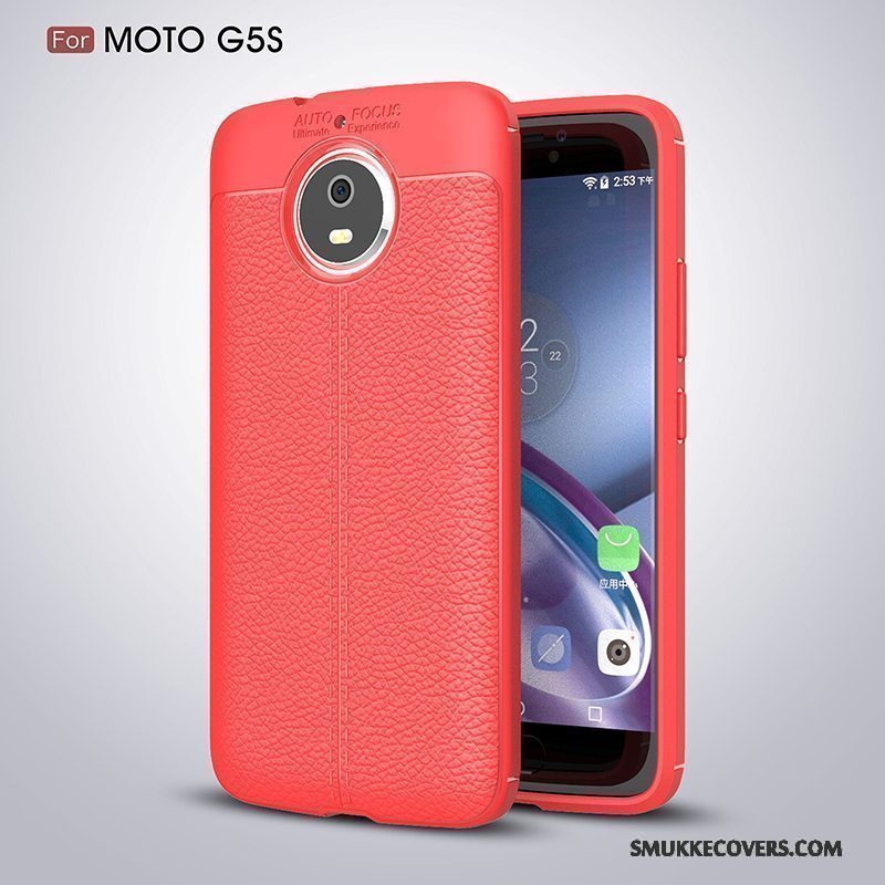Etui Moto G5s Silikone Telefoncyan, Cover Moto G5s Tasker Anti-fald