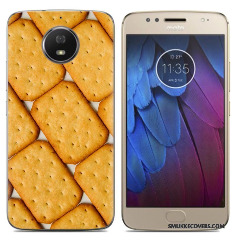 Etui Moto G5s Tasker Anti-fald Lyserød, Cover Moto G5s Kreativ Telefon