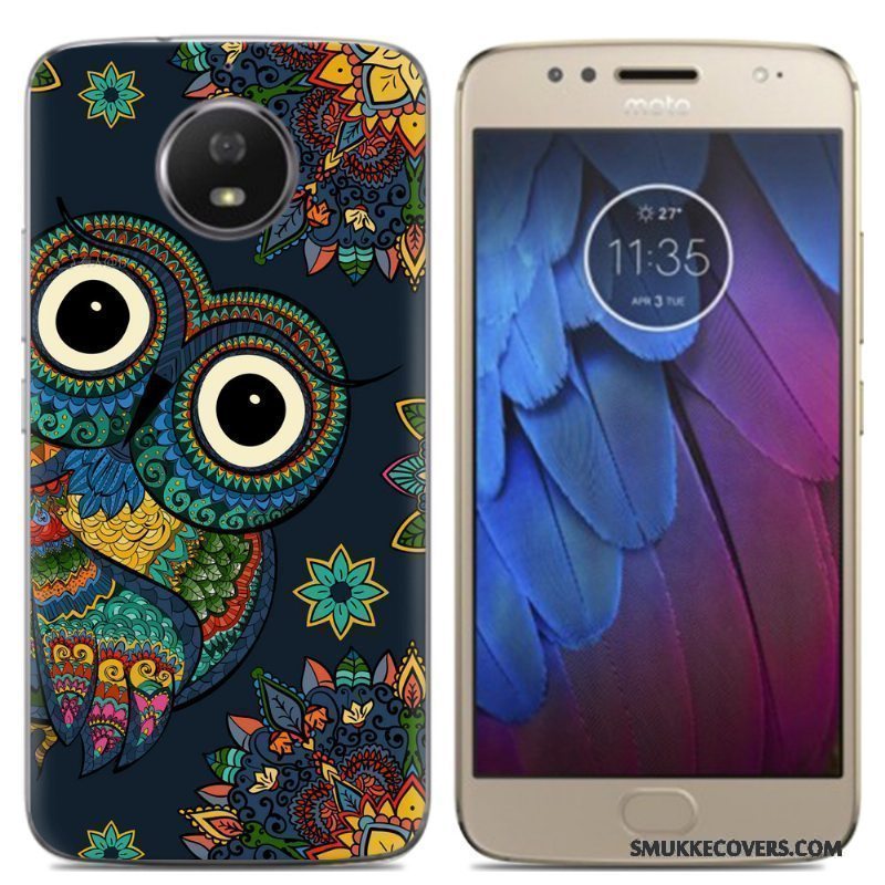 Etui Moto G5s Tasker Anti-fald Lyserød, Cover Moto G5s Kreativ Telefon