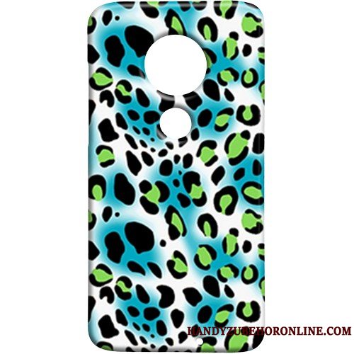 Etui Moto G7 Beskyttelse Hård Rød, Cover Moto G7 Leopard Af Personlighed