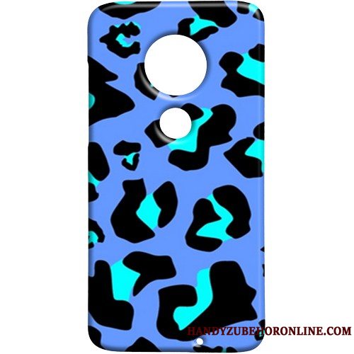 Etui Moto G7 Beskyttelse Hård Rød, Cover Moto G7 Leopard Af Personlighed