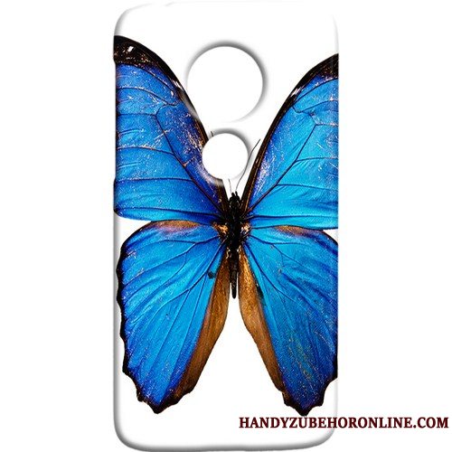 Etui Moto G7 Play Beskyttelse Hård Sommerfugle, Cover Moto G7 Play Frisk Kunst