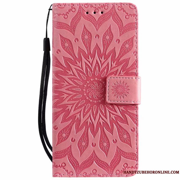 Etui Moto G7 Plus Beskyttelse Rosa Guld Telefon, Cover Moto G7 Plus Tasker Kort