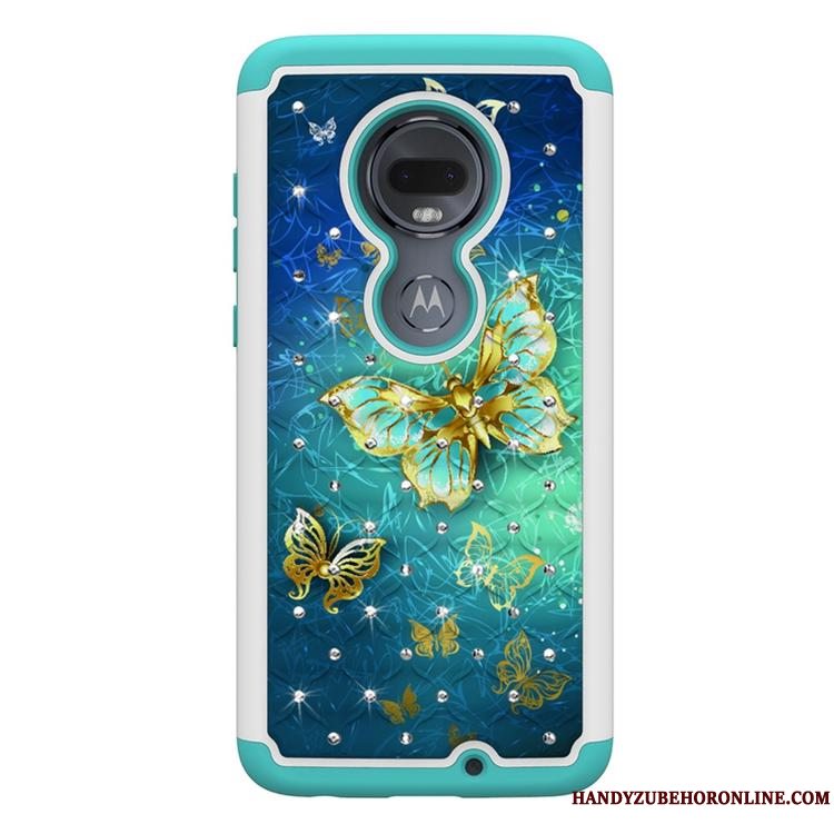 Etui Moto G7 Plus Tasker Trend Anti-fald, Cover Moto G7 Plus Cartoon Telefonaf Personlighed