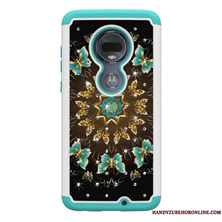 Etui Moto G7 Plus Tasker Trend Anti-fald, Cover Moto G7 Plus Cartoon Telefonaf Personlighed