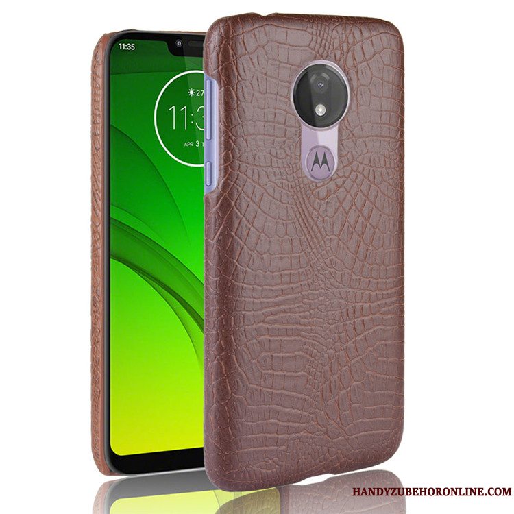 Etui Moto G7 Power Kreativ Business Telefon, Cover Moto G7 Power Hvid