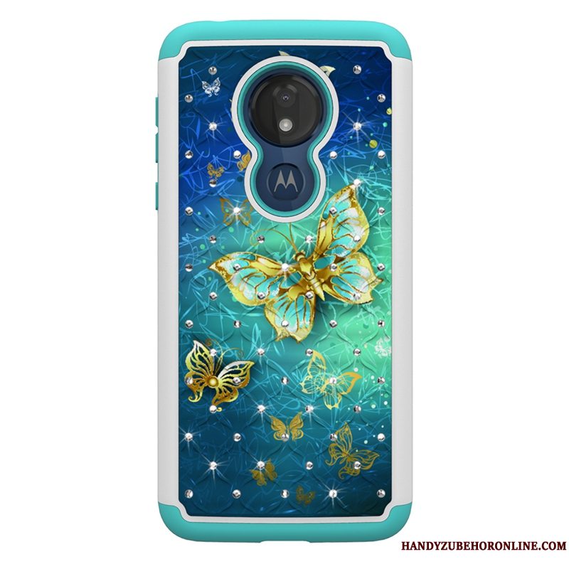 Etui Moto G7 Power Malet Telefonaf Personlighed, Cover Moto G7 Power Cartoon Trend Anti-fald