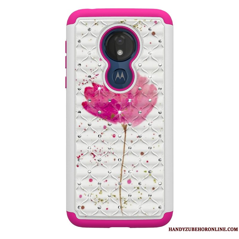 Etui Moto G7 Power Malet Telefonaf Personlighed, Cover Moto G7 Power Cartoon Trend Anti-fald