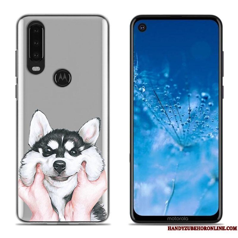 Etui Moto G8 Blød Hvid Telefon, Cover Moto G8 Tasker Salg