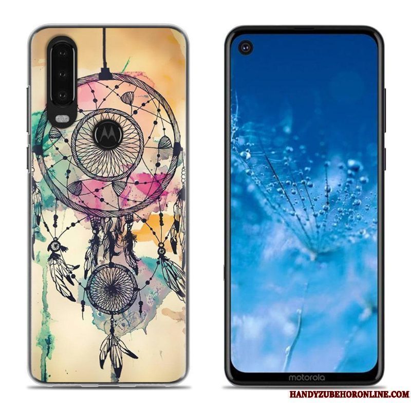 Etui Moto G8 Blød Hvid Telefon, Cover Moto G8 Tasker Salg