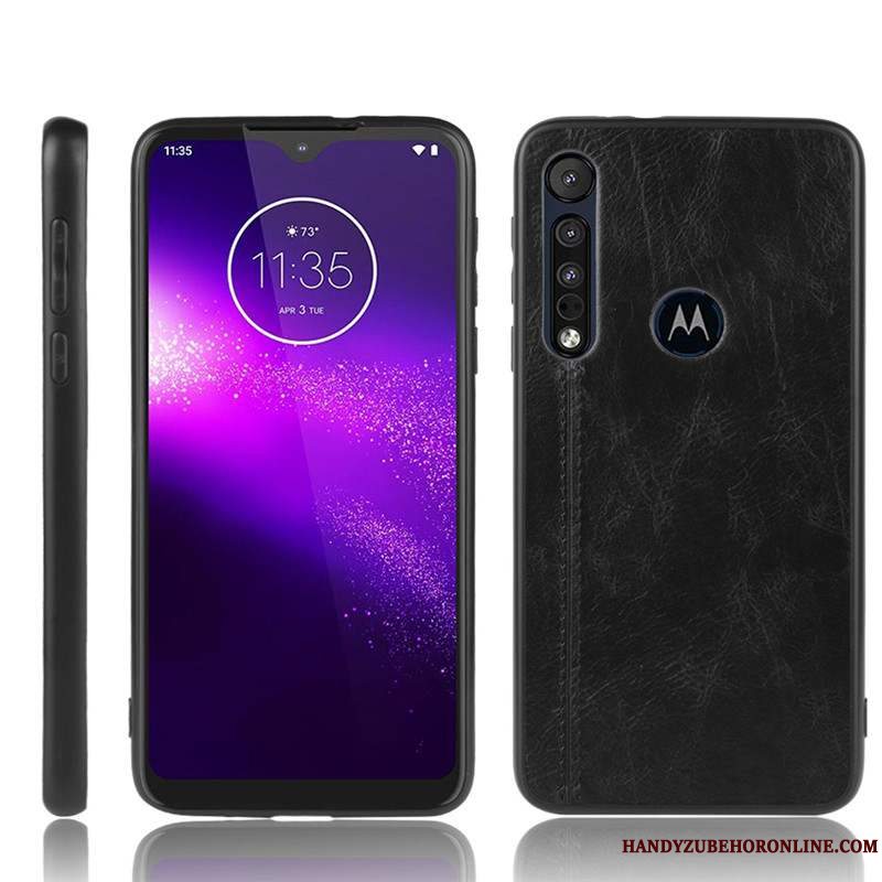 Etui Moto G8 Plus Beskyttelse Anti-fald Telefon, Cover Moto G8 Plus Let Tynd Rød