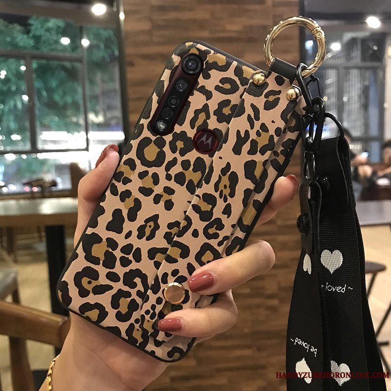 Etui Moto G8 Plus Blød Frisk Blomster, Cover Moto G8 Plus Support Lille Sektion Salg