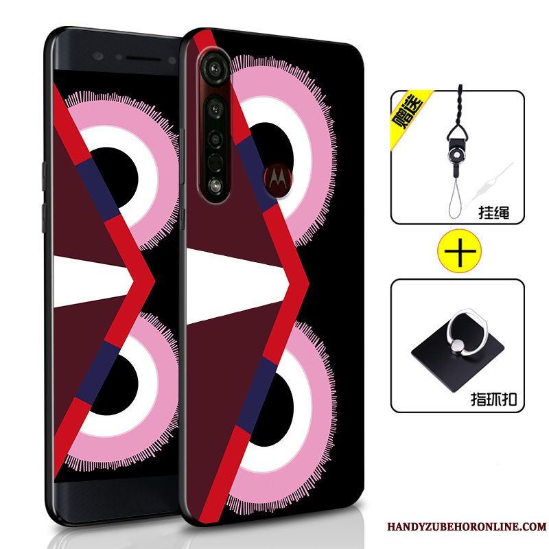 Etui Moto G8 Plus Blød Telefonanti-fald, Cover Moto G8 Plus Tasker Sort Af Personlighed