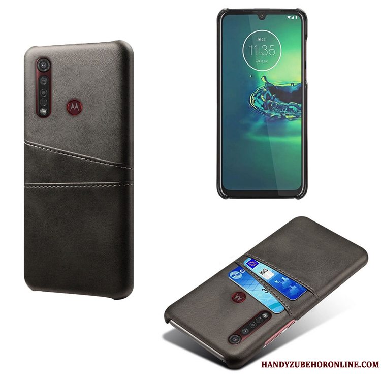 Etui Moto G8 Plus Tasker Cow Telefon, Cover Moto G8 Plus Gul Mønster