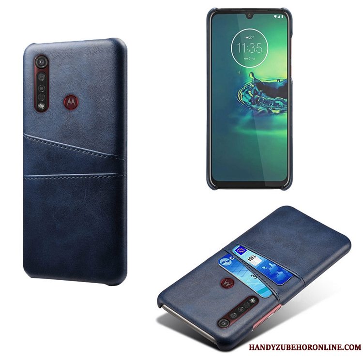 Etui Moto G8 Plus Tasker Cow Telefon, Cover Moto G8 Plus Gul Mønster