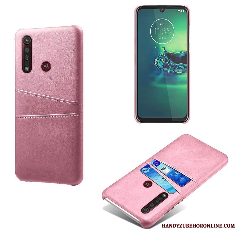 Etui Moto G8 Plus Tasker Cow Telefon, Cover Moto G8 Plus Gul Mønster