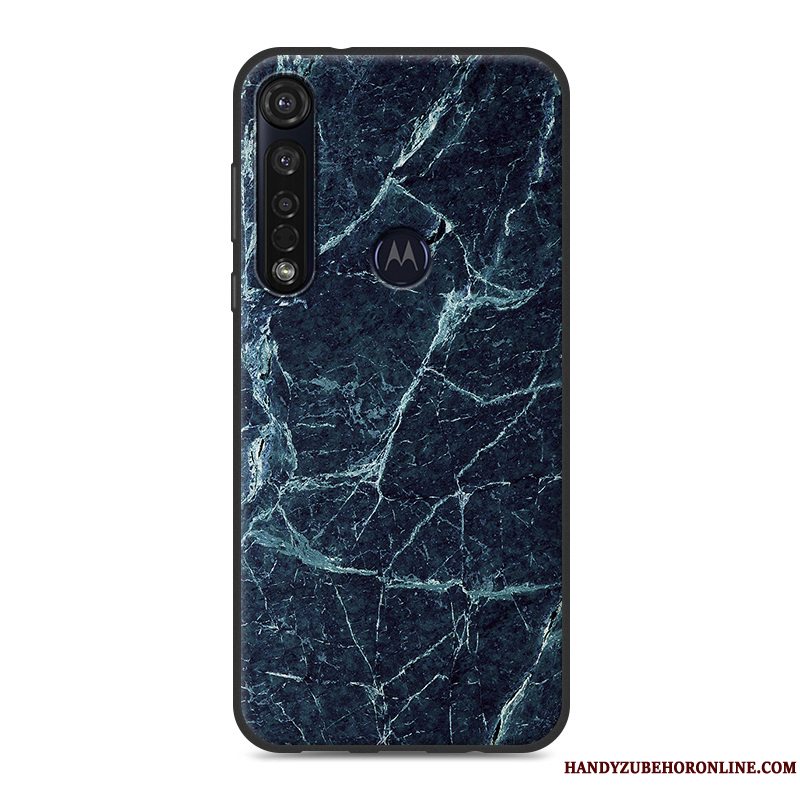 Etui Moto G8 Plus Trækorn Vind Simple, Cover Moto G8 Plus Silikone Nubuck Trend