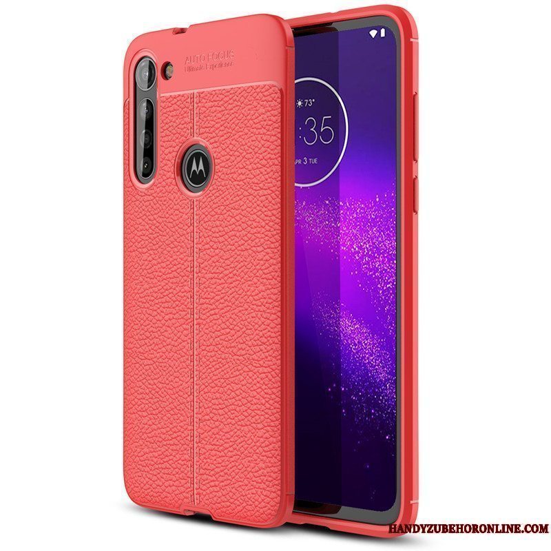 Etui Moto G8 Power Beskyttelse Rød Telefon, Cover Moto G8 Power Tasker Mønster