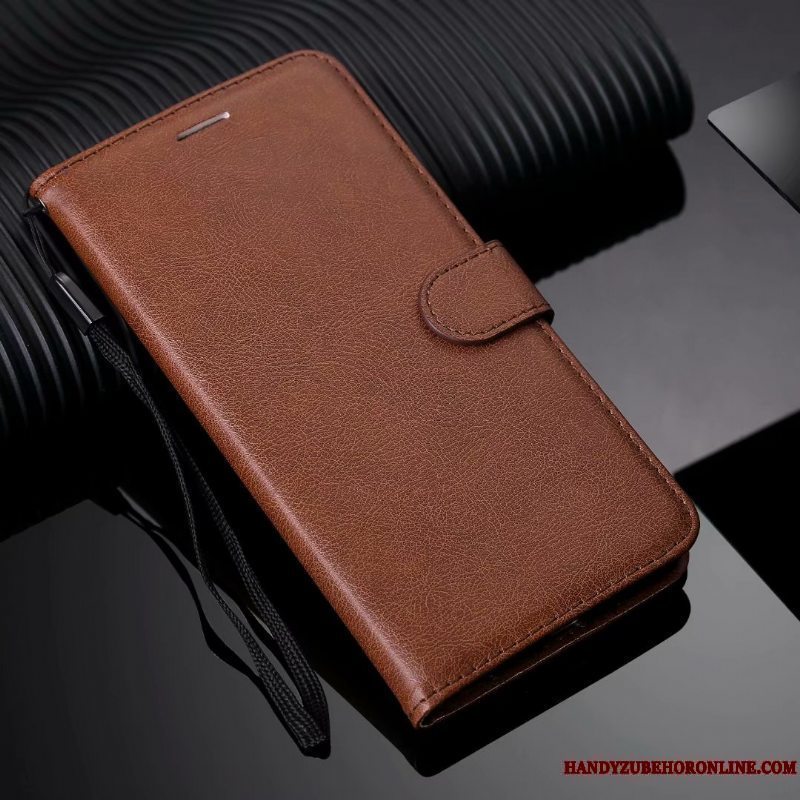 Etui Moto G8 Power Læder Lyserød Trend, Cover Moto G8 Power Folio Telefon