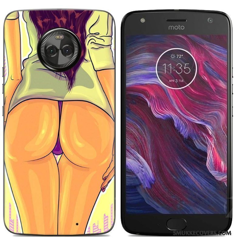 Etui Moto X4 Cartoon Telefon, Cover Moto X4 Malet