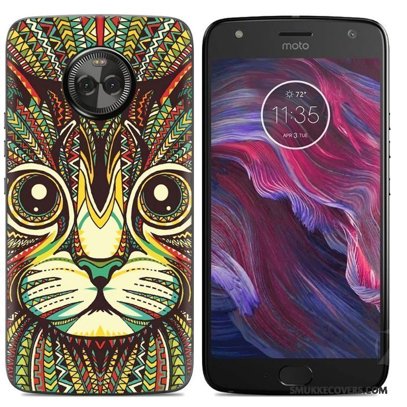 Etui Moto X4 Cartoon Telefon, Cover Moto X4 Malet