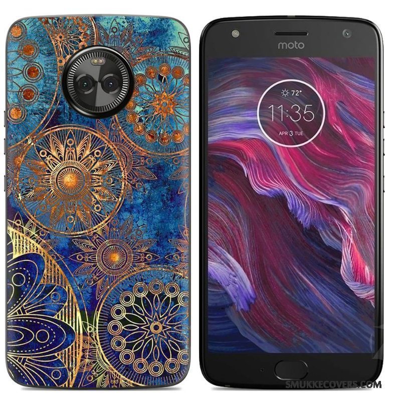 Etui Moto X4 Cartoon Telefon, Cover Moto X4 Malet