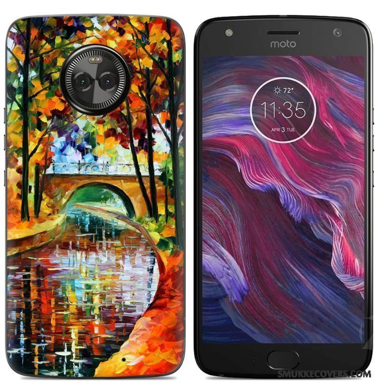 Etui Moto X4 Cartoon Telefon, Cover Moto X4 Malet