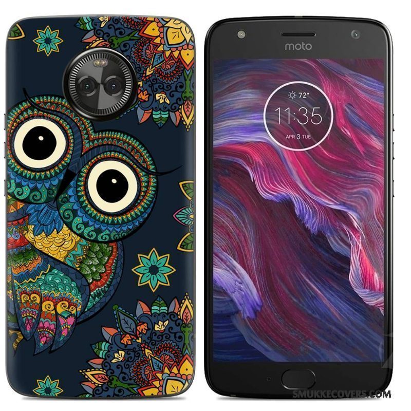 Etui Moto X4 Cartoon Telefon, Cover Moto X4 Malet