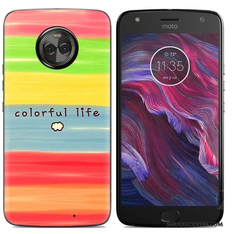 Etui Moto X4 Cartoon Telefon, Cover Moto X4 Malet