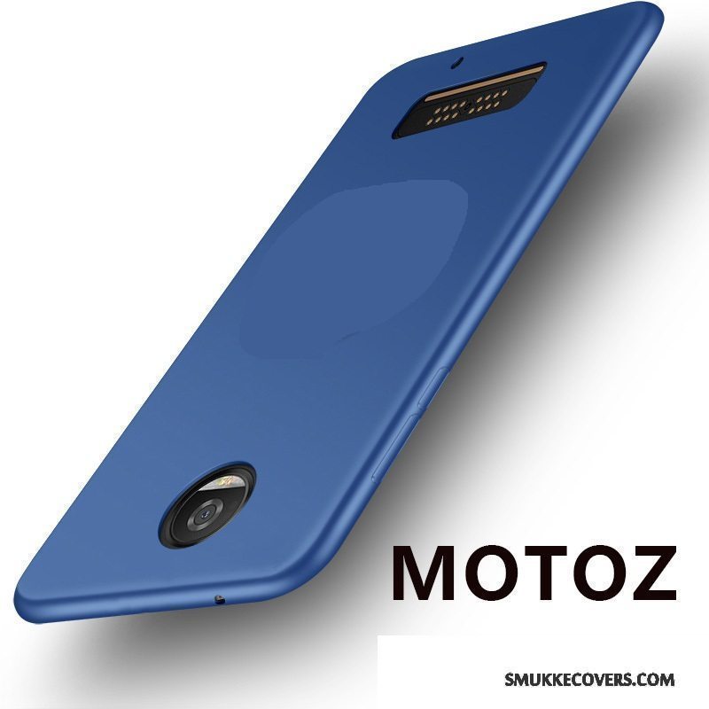 Etui Moto Z Blød Telefonrød, Cover Moto Z Silikone Anti-fald