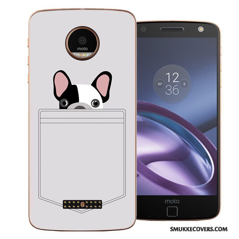Etui Moto Z Cartoon Ny Hård, Cover Moto Z Beskyttelse Hvid Anti-fald