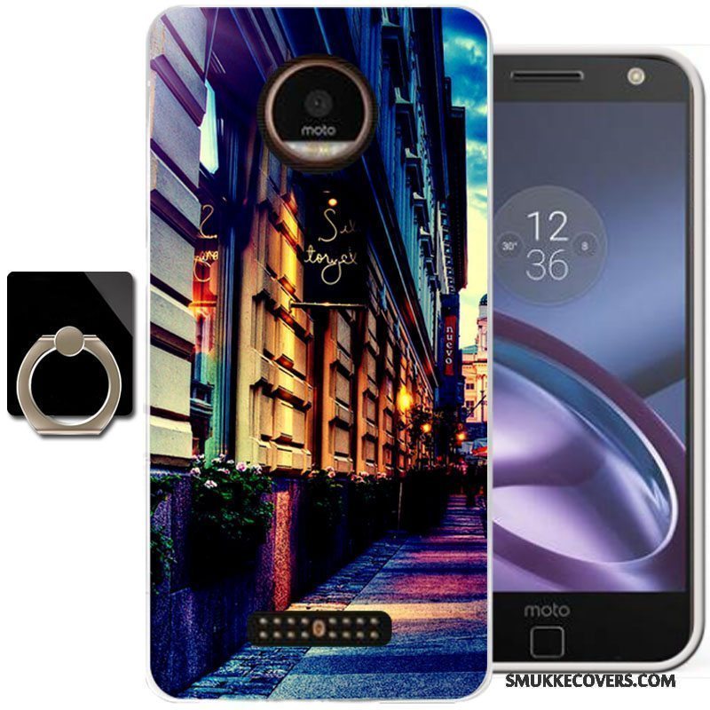 Etui Moto Z Malet Lyserød, Cover Moto Z Cartoon