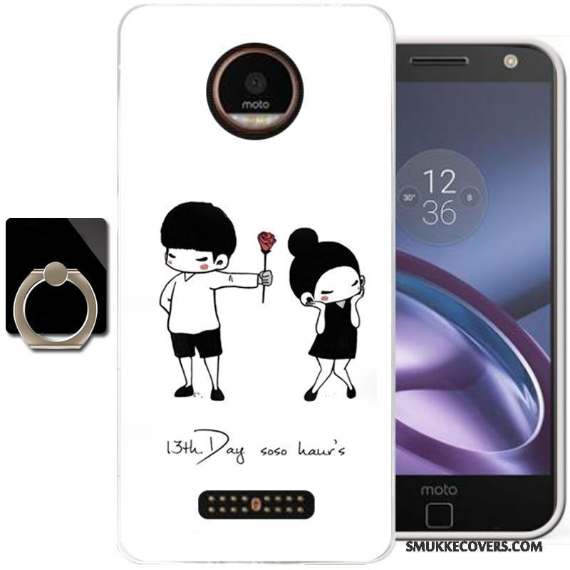 Etui Moto Z Malet Lyserød, Cover Moto Z Cartoon