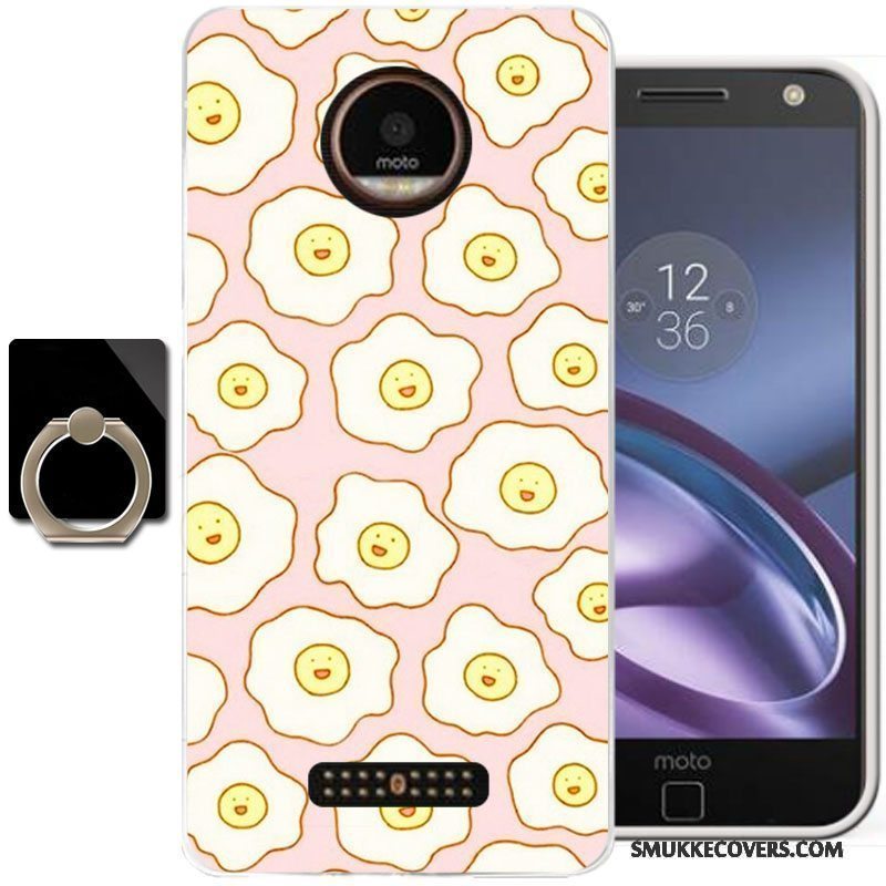 Etui Moto Z Malet Lyserød, Cover Moto Z Cartoon