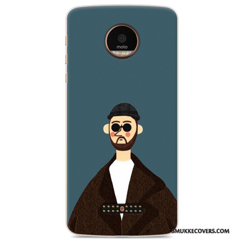 Etui Moto Z Play Silikone Lyse Grøn, Cover Moto Z Play Blød Elskeren Telefon