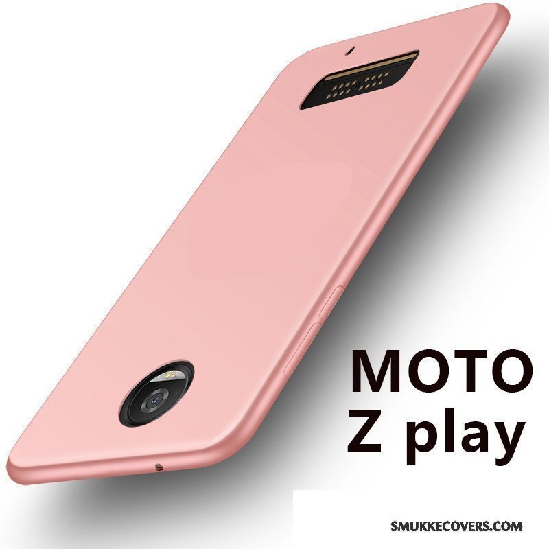 Etui Moto Z Play Tasker Rød Anti-fald, Cover Moto Z Play Blød Telefon